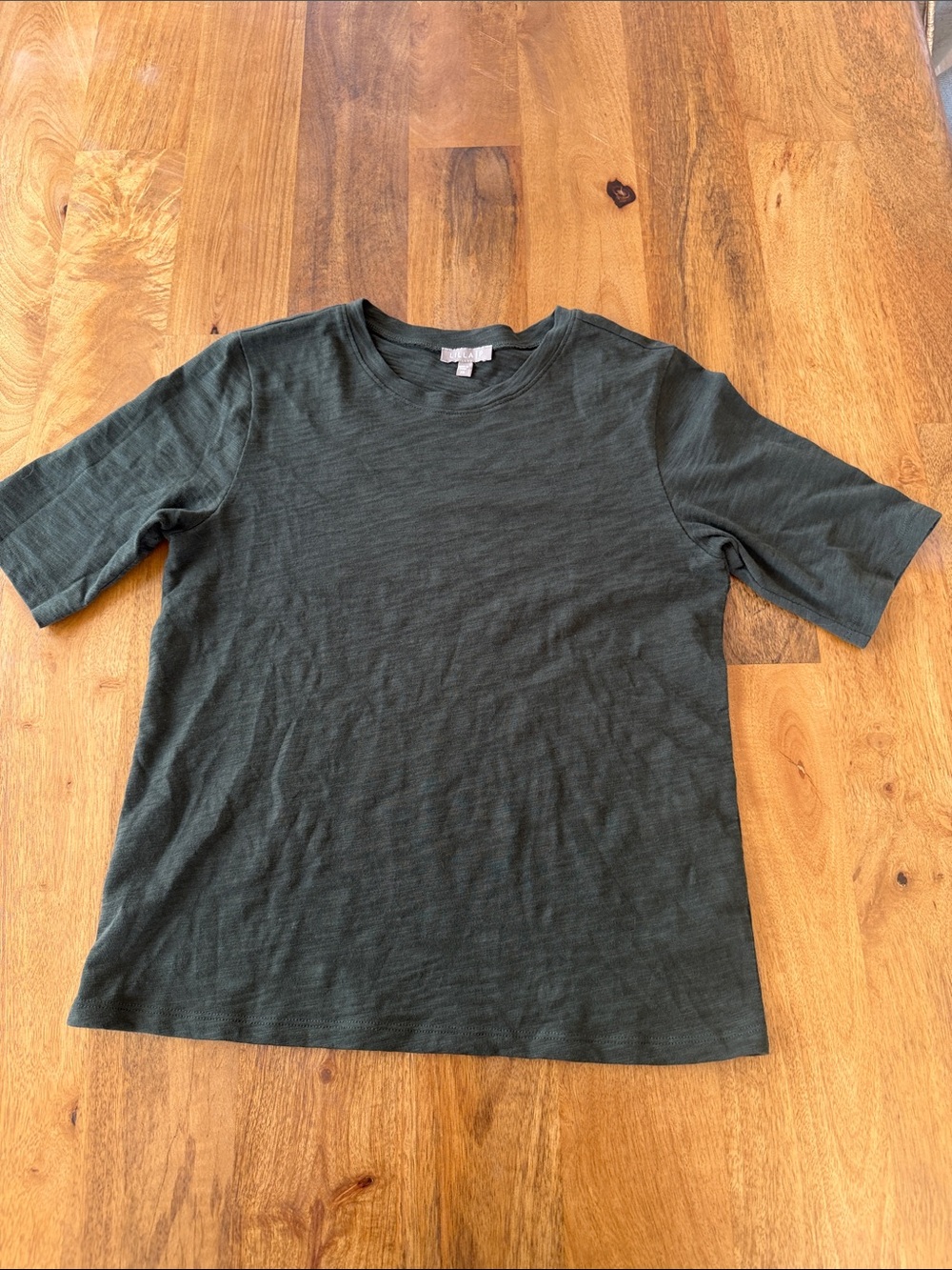 Lilla P Short Sleeve Crewneck Tee in Olive